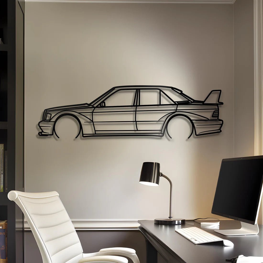 Hout - Decor 1990 190E Silhouette - Hout - Decor