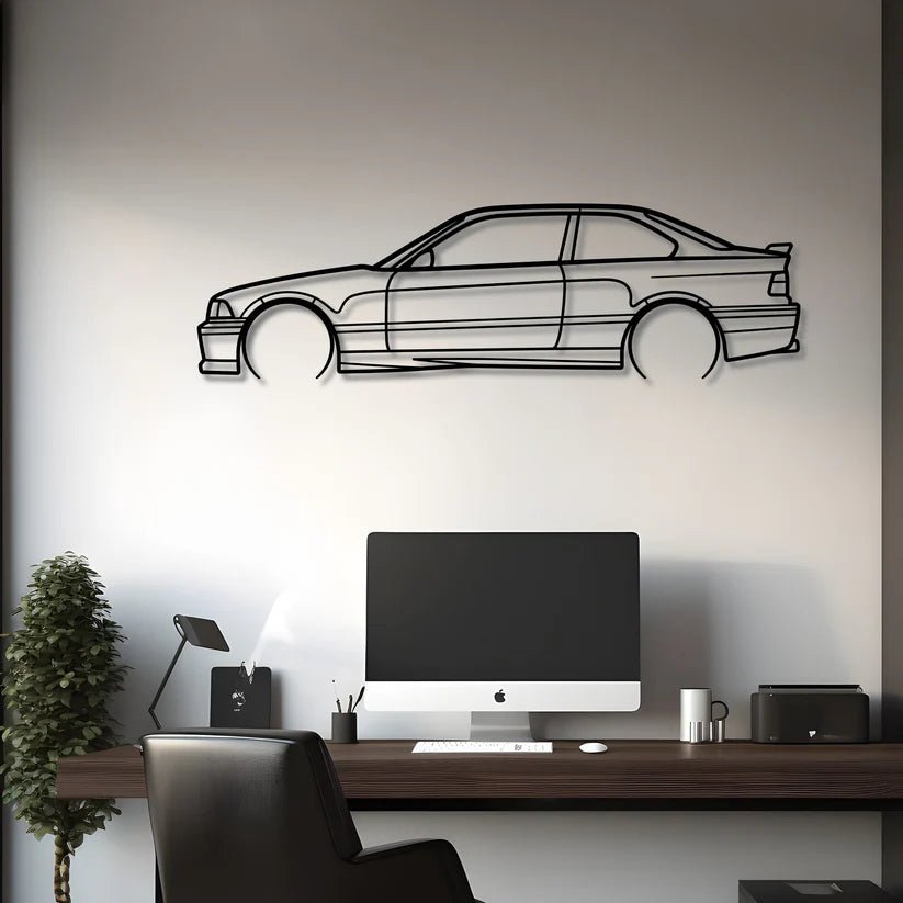 Hout - Decor 1990 E36 M3 Silhouette - Hout - Decor