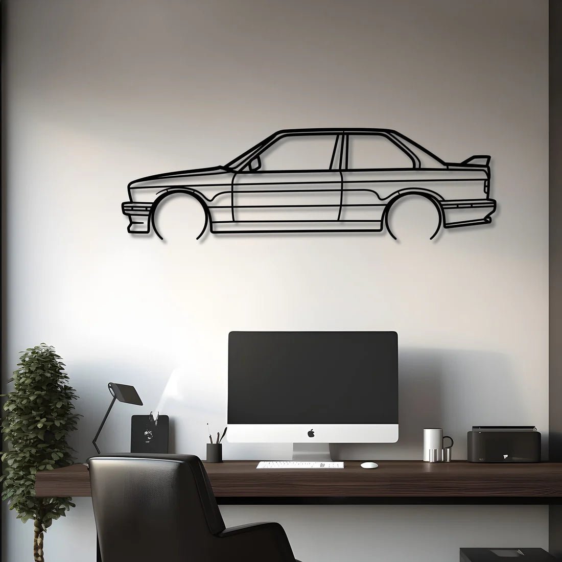 Hout - Decor 1991 E30 M3 Silhouette - Hout - Decor