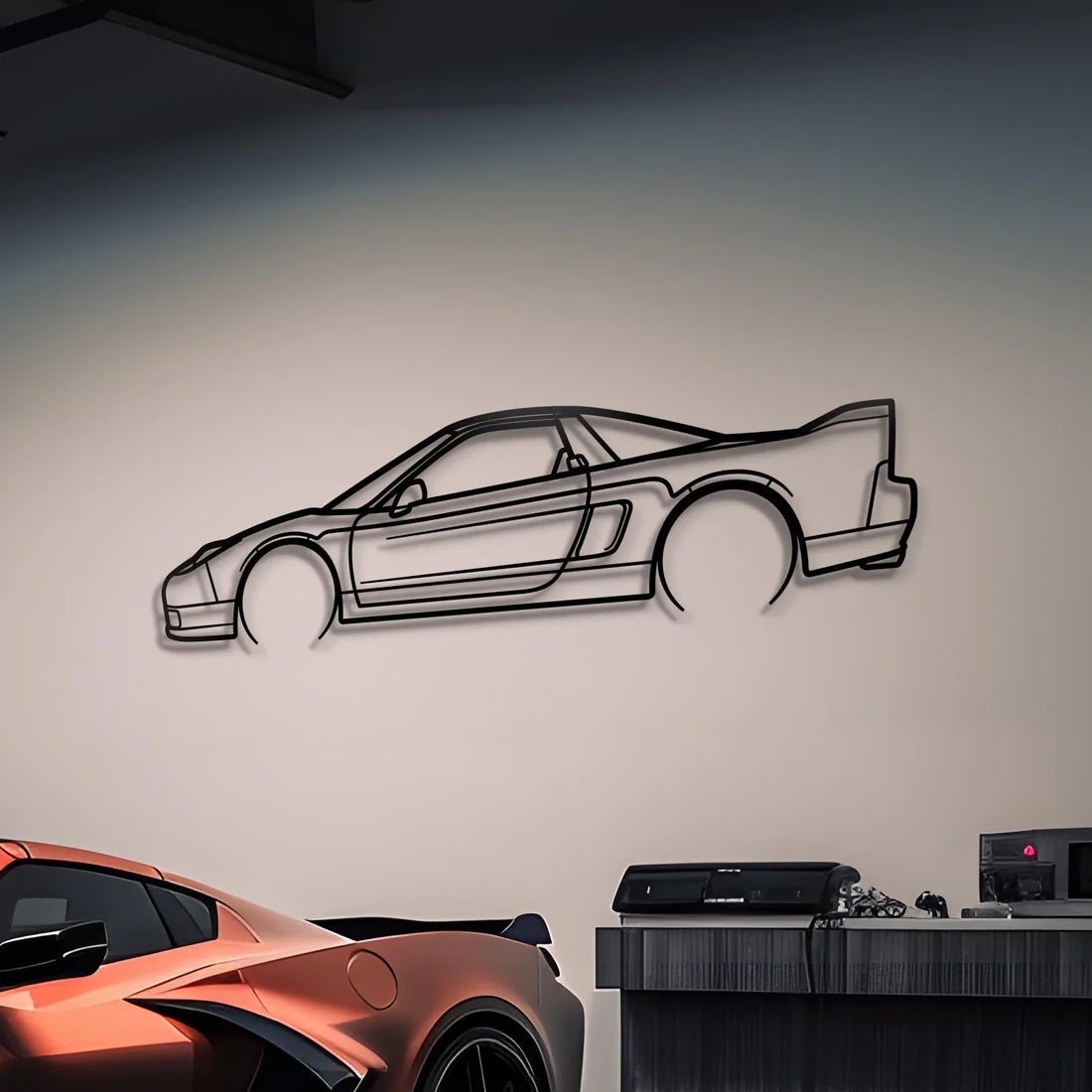 Hout - Decor 1992 NSX - R Silhouette - Hout - Decor