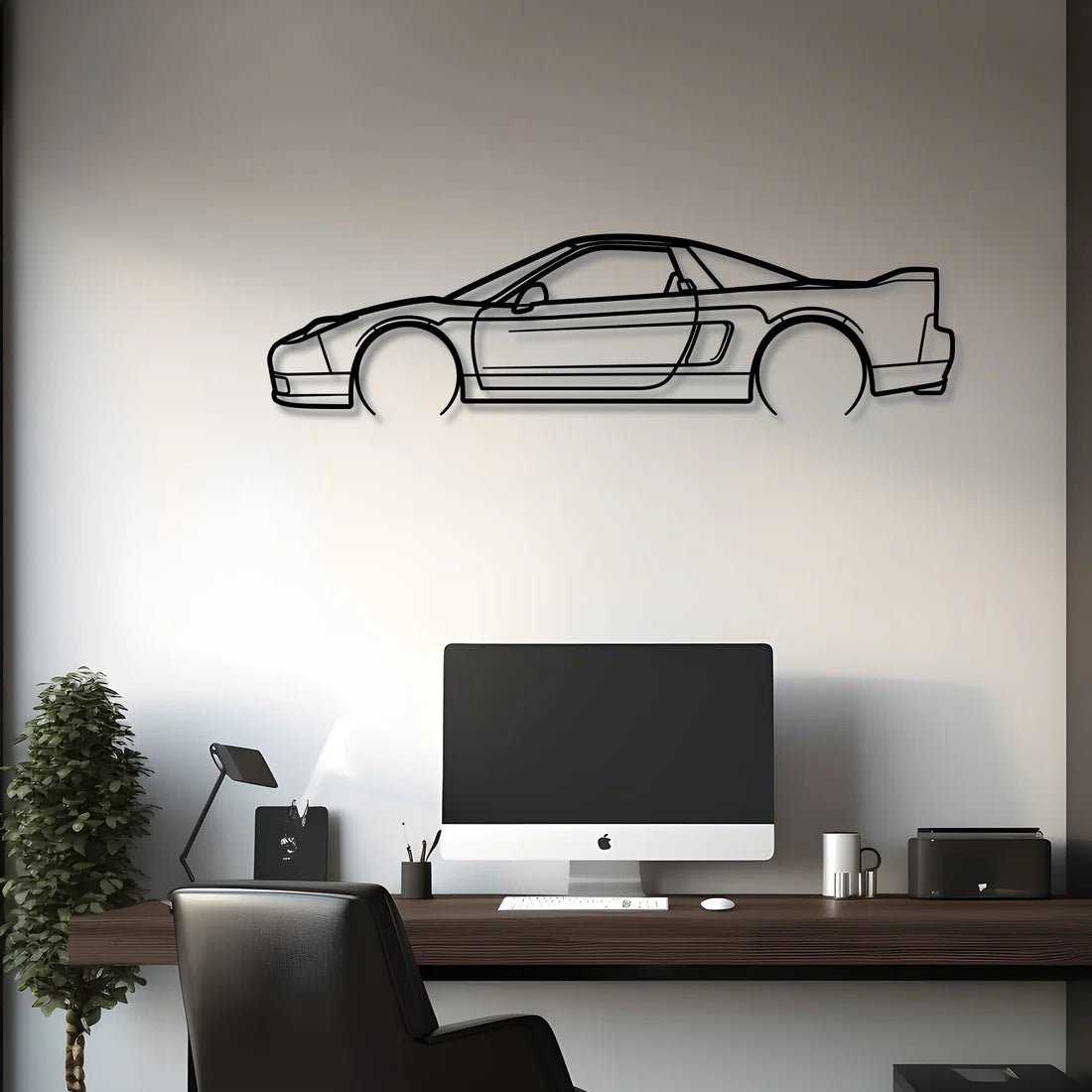 Hout - Decor 1992 NSX - R Silhouette - Hout - Decor