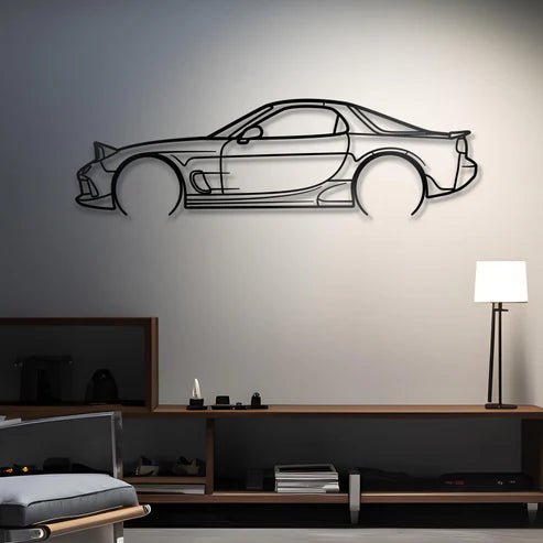 Hout - Decor 1993 FD RX - 7 Silhouette - Hout - Decor