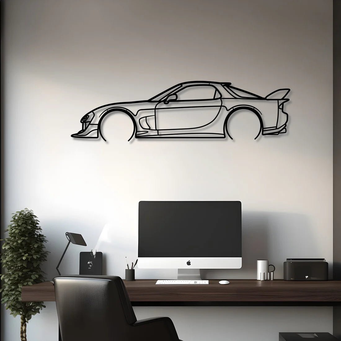 Hout - Decor 1994 RX - 7 Kit Silhouette - Hout - Decor