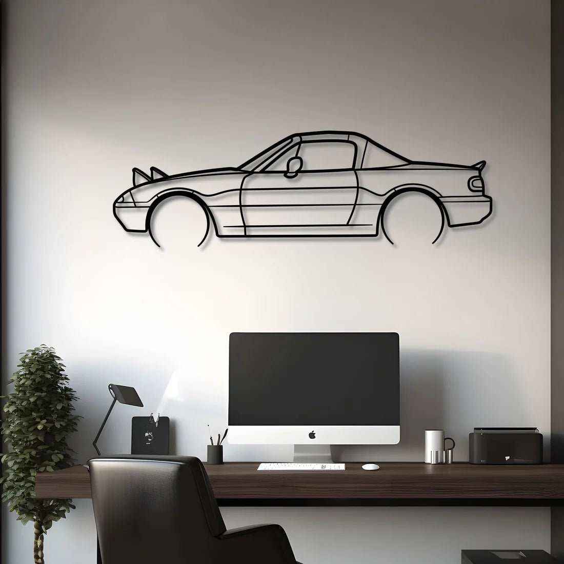 Hout - Decor 1997 Miata MX - 5 NA Silhouette - Hout - Decor