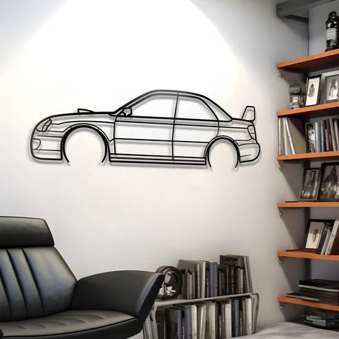 Hout - Decor 2004 Impreza WRX STI Silhouette - Hout - Decor