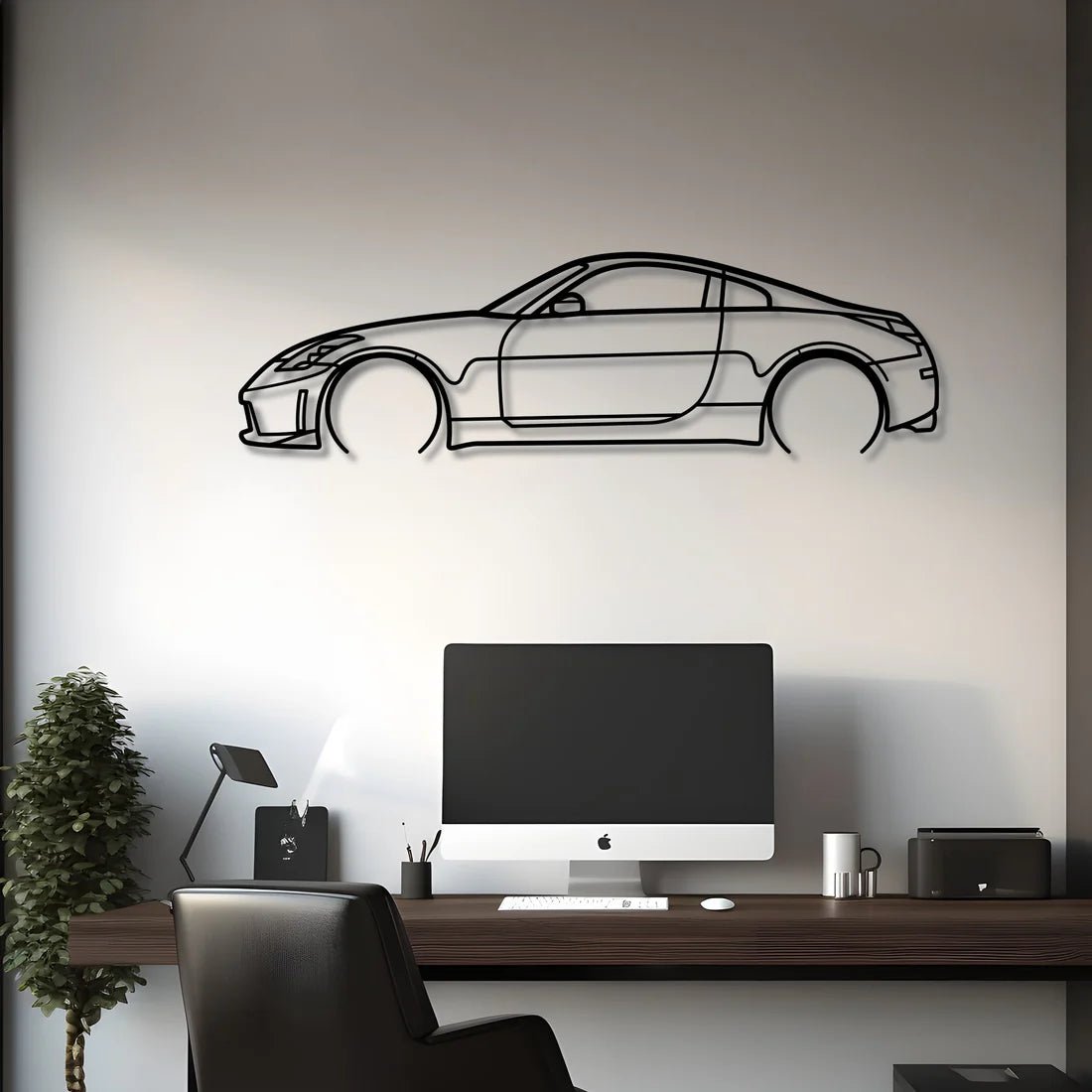Hout - Decor 2005 350Z Silhouette - Hout - Decor