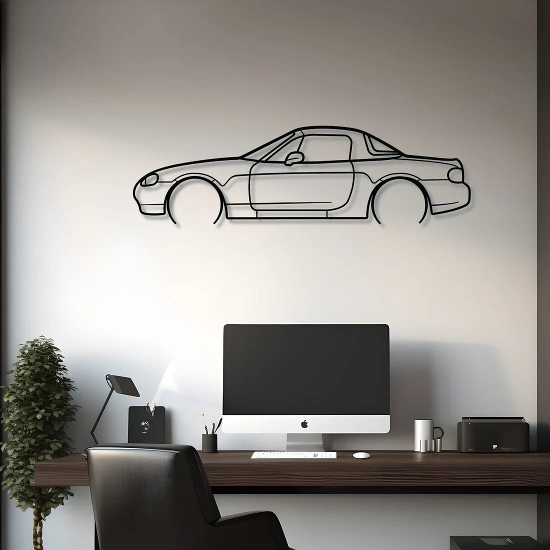 Hout - Decor 2005 Miata MX - 5 NB Silhouette - Hout - Decor