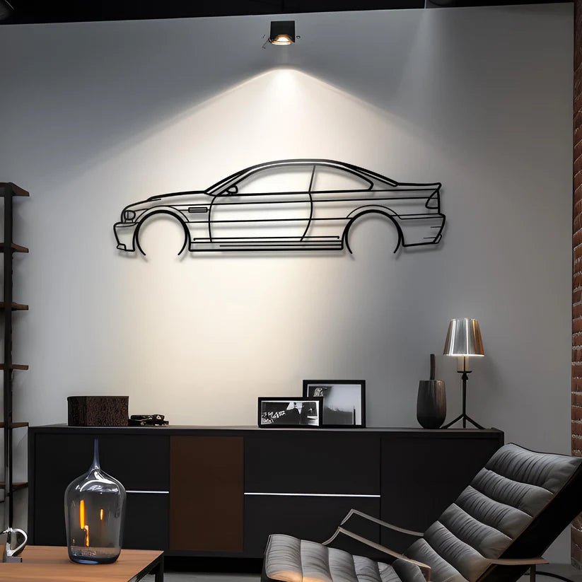 Hout - Decor 2006 E46 M3 Silhouette - Hout - Decor