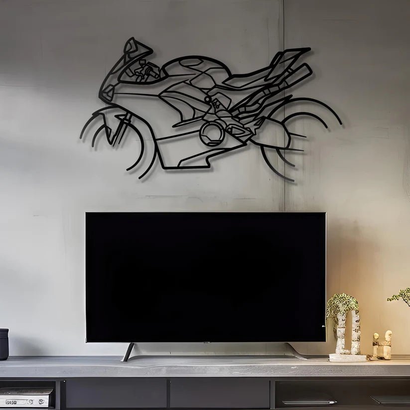 Hout - Decor 2018 Panigale V4 Silhouette - Hout - Decor