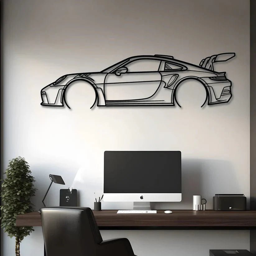Hout - Decor 2023 911 (992) GT3 RS Silhouette - Hout - Decor