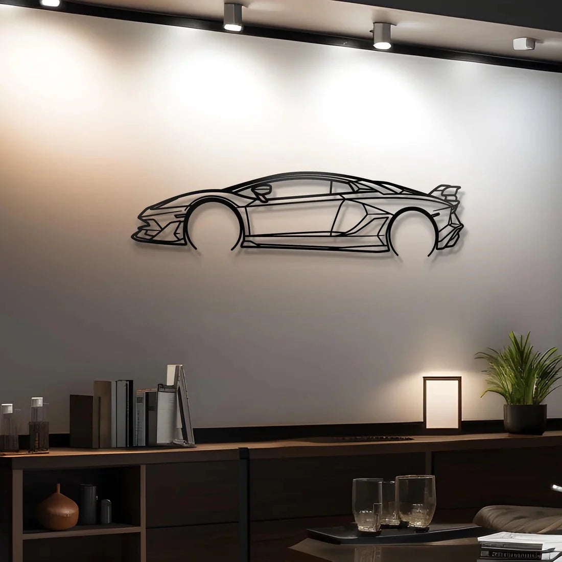 Hout-Decor 2020 Aventador SVJ Silhouette