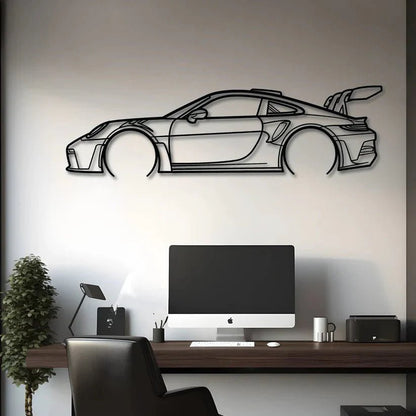 Hout - Decor 2023 911 (992) GT3 RS Silhouette - Hout - Decor